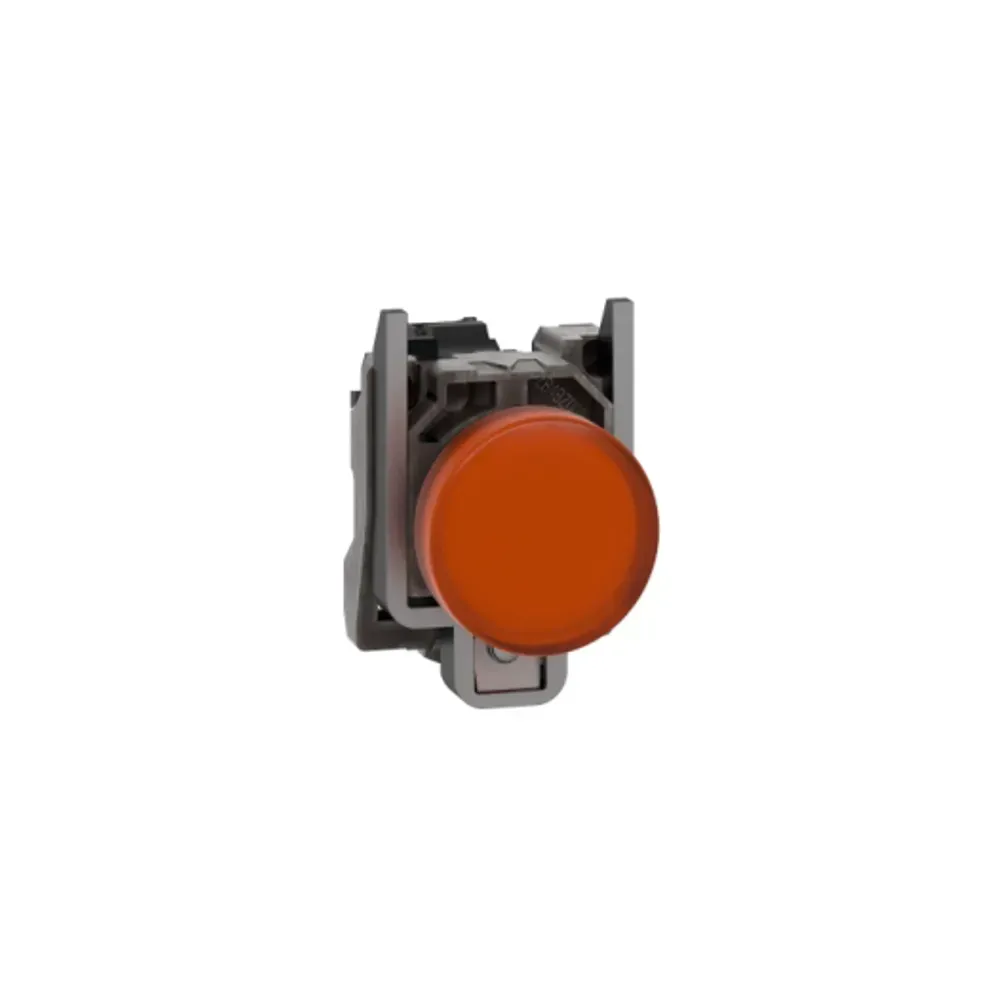 Telemecanique 240V 22mm XB4 Yellow Pilot Light Panel Mount