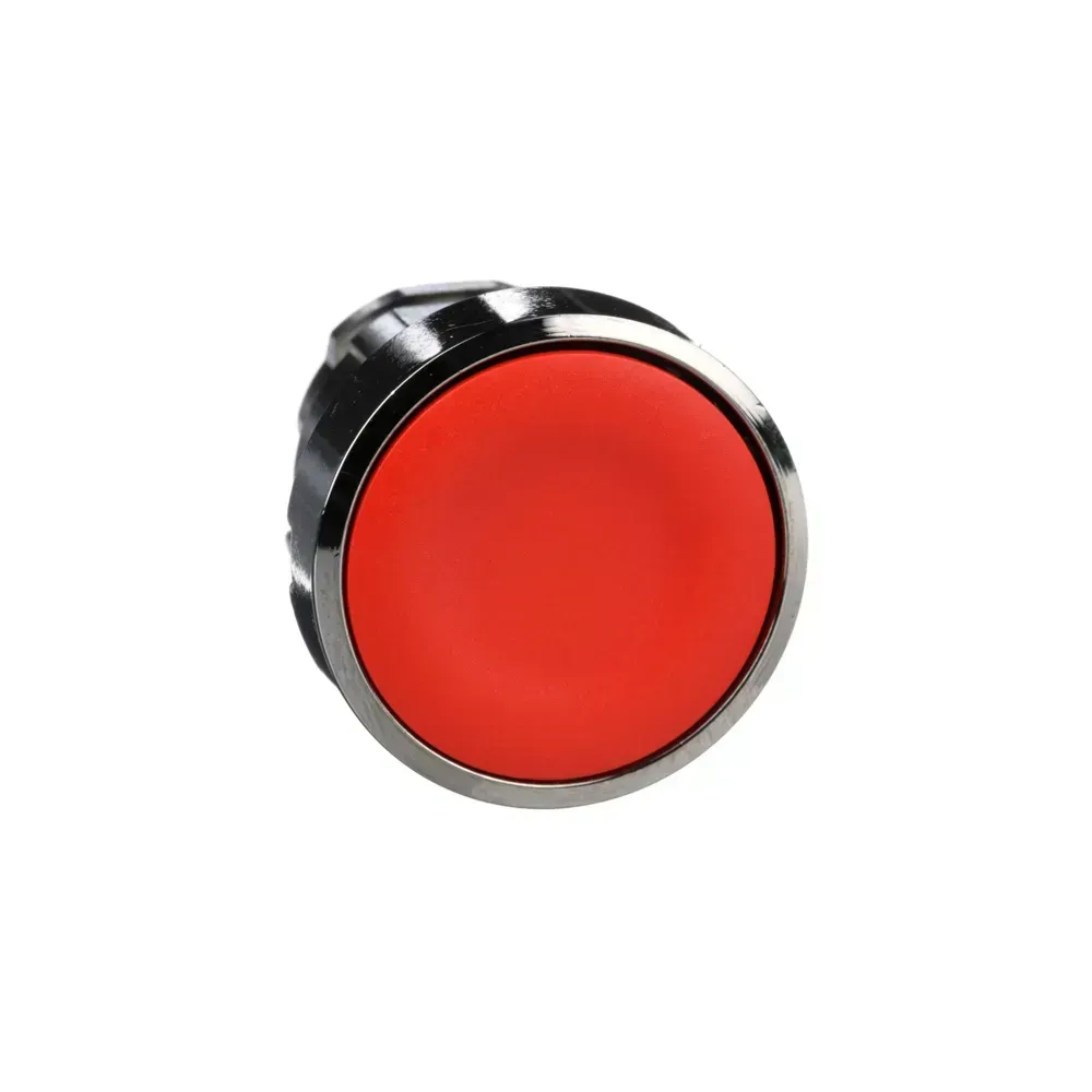 Push Button Red Flush ZB4 BA4 Telemecanique front view
