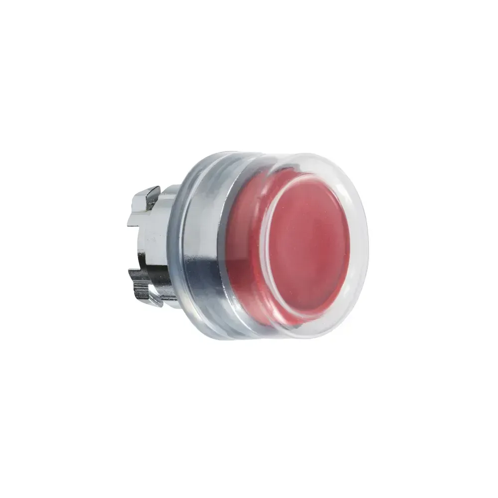 Telemecanique Zb4 Bp4 Red Projecting-Booted Pushbutton Head side view