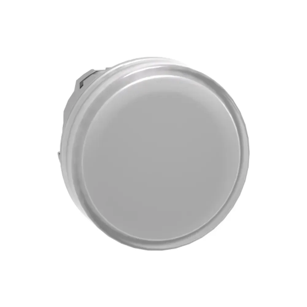 ZB4BV013 White LED Pilot Light Head 22mm Metal Bezel Harmony XB4