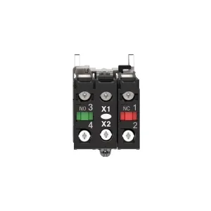 Telemecanique ZB4BW065 Illuminated Pushbutton Body Panel Mounted back view