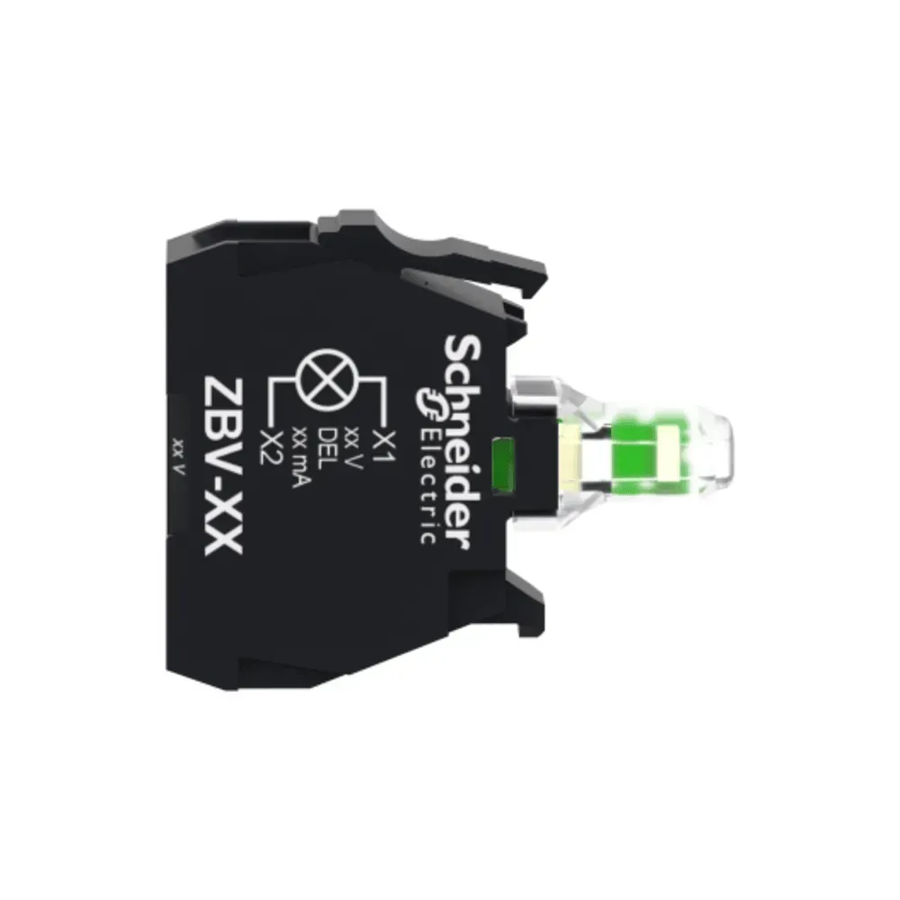 Telemecanique 24V AC DC White LED Light Block for 22mm Head