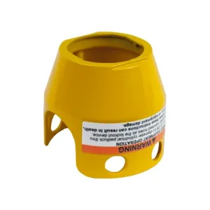 Schneider ZBZ1604 Yellow Metal Emergency Stop Guard for Harmony XB4 XB5 Padlockable 40mm