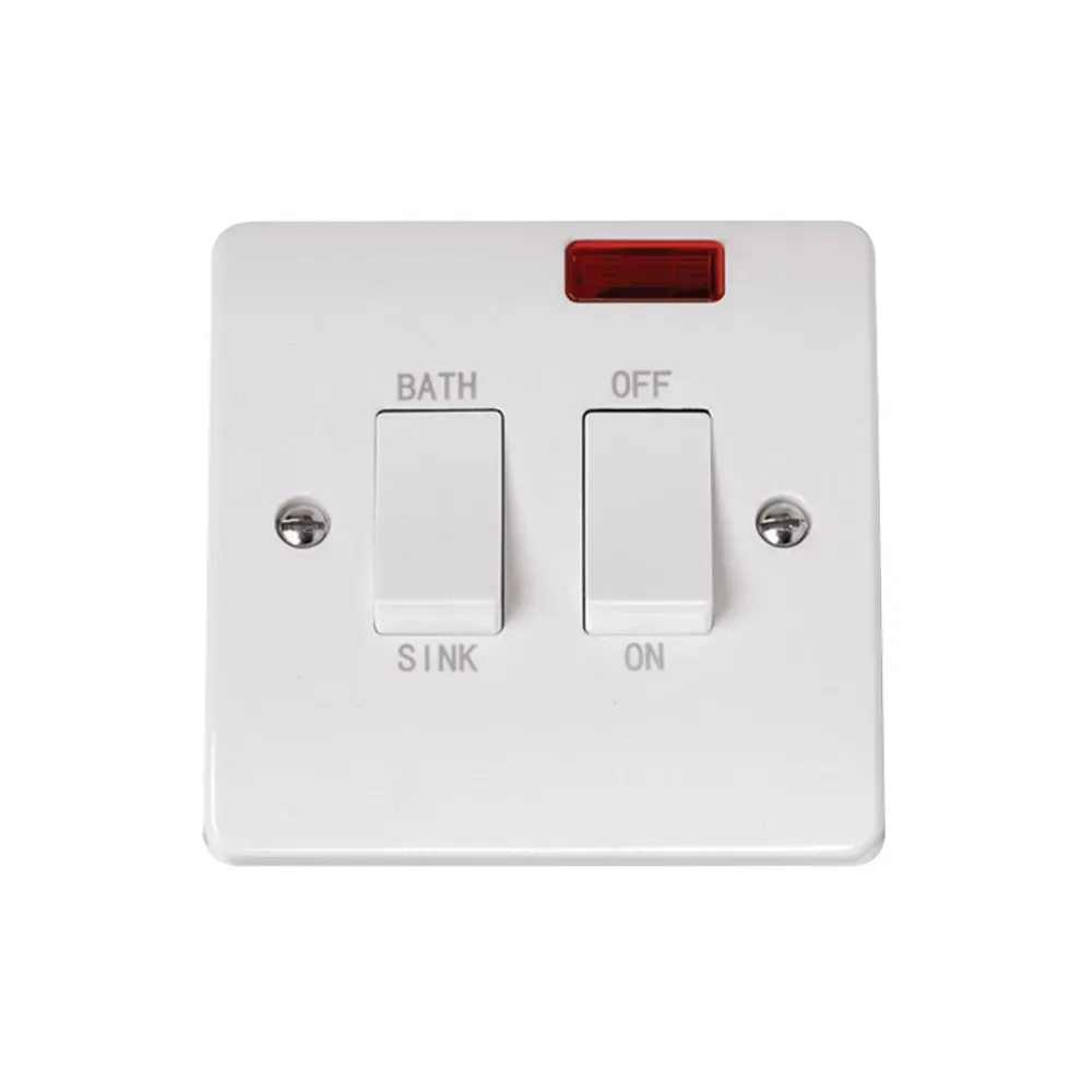 Click Curva 20A immersion switch polar white professional sink-bath neon