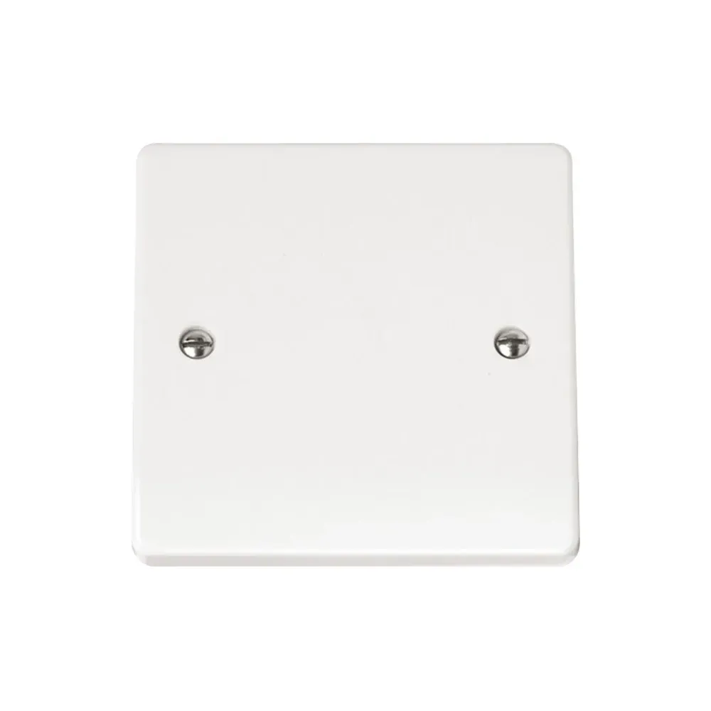 Click Mode CMA060 polar white blank plate 1 gang