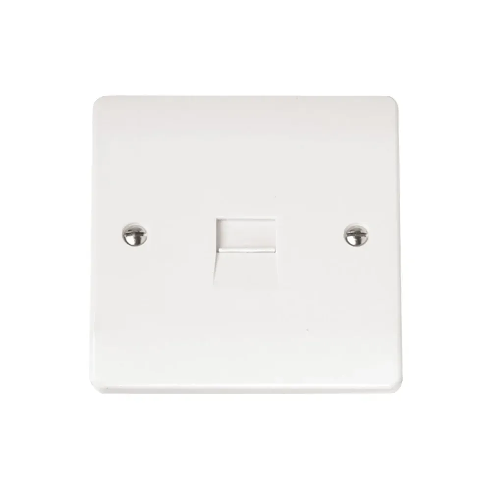Click Mode CMA119 master telephone socket polar white