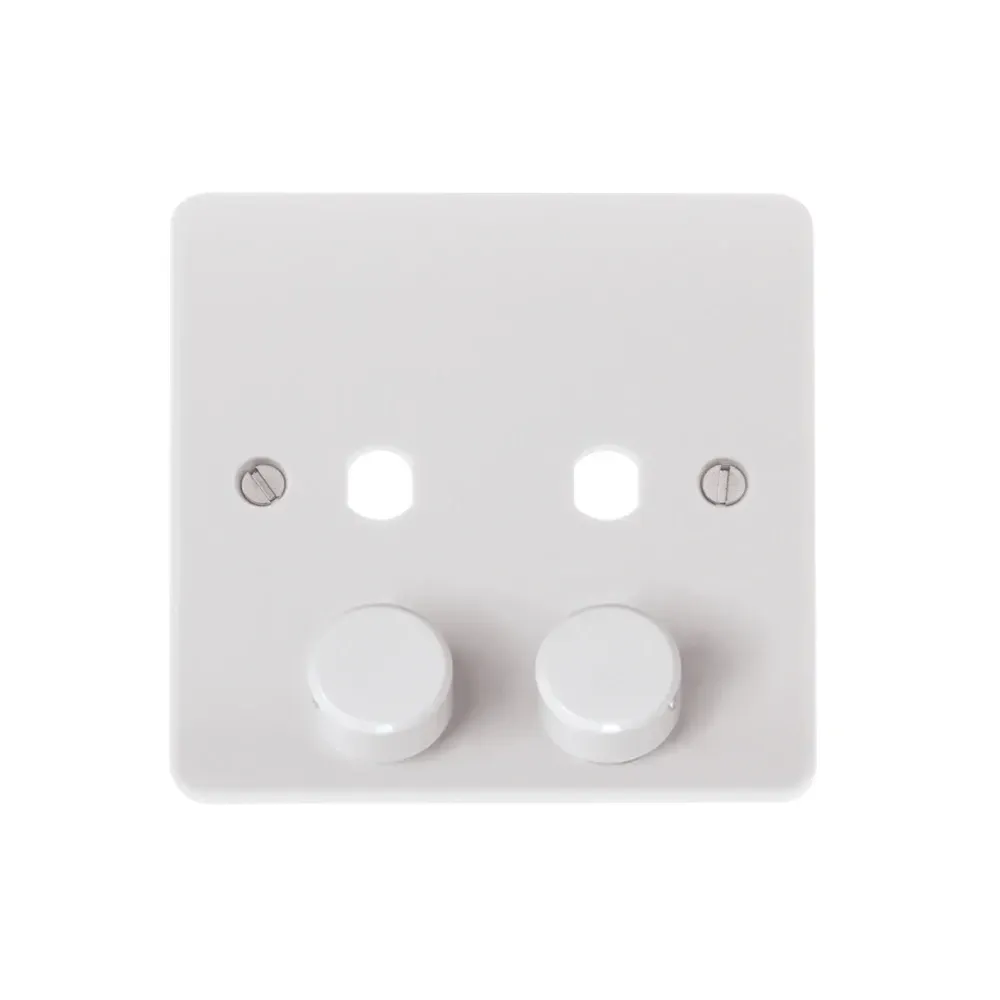 Click CMA146PL 800W unfurnished dimmer plate polar white finish