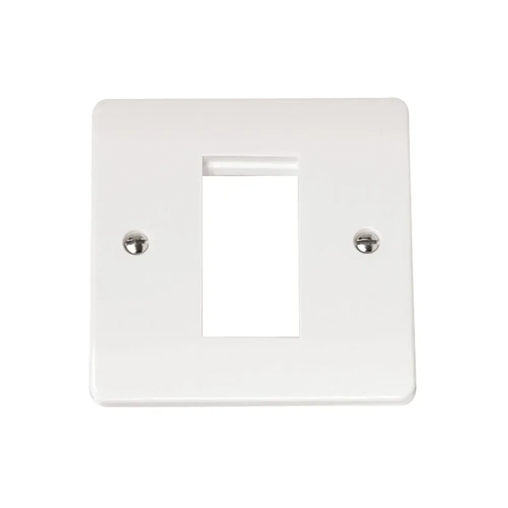 Click MODE CMA310 1-gang New Media unfurnished plate white