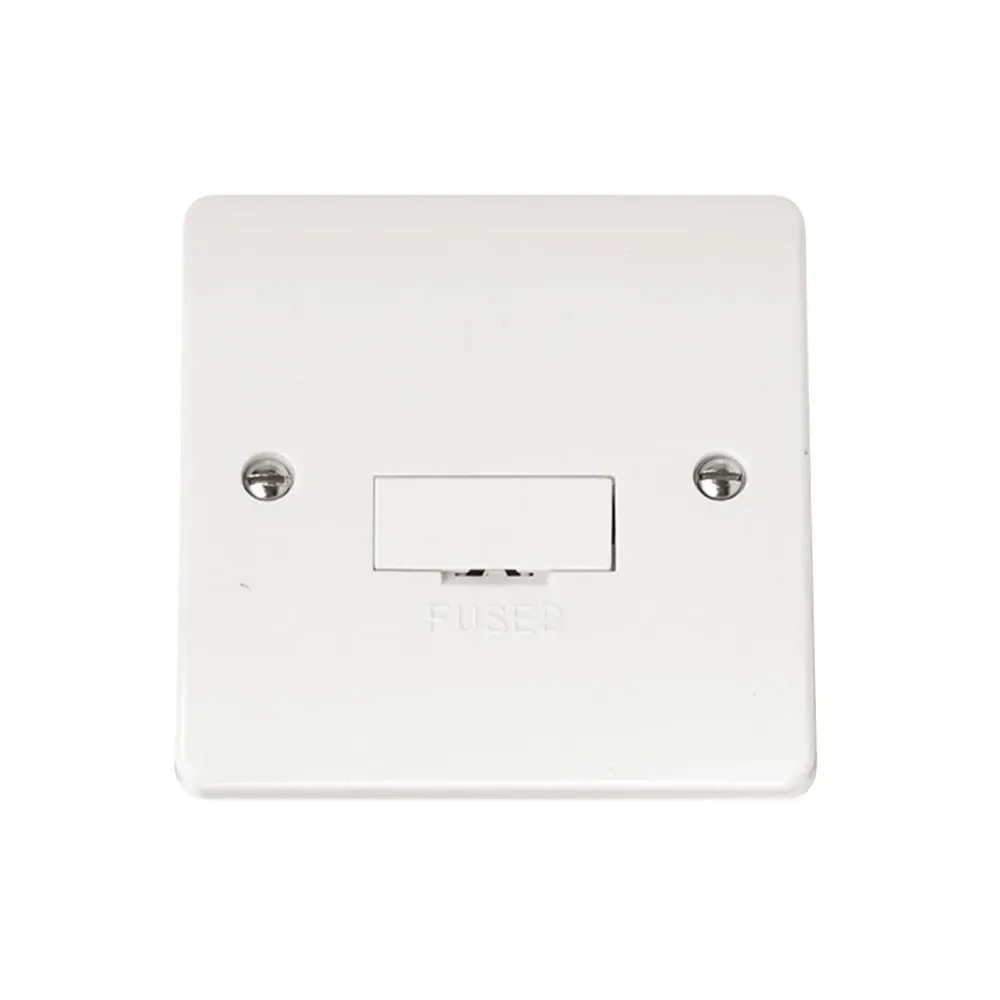 Click CMA650 13A fused connection unit unswitched white