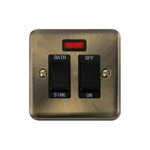 Click DPAB024BK 20A immersion switch antique brass finish