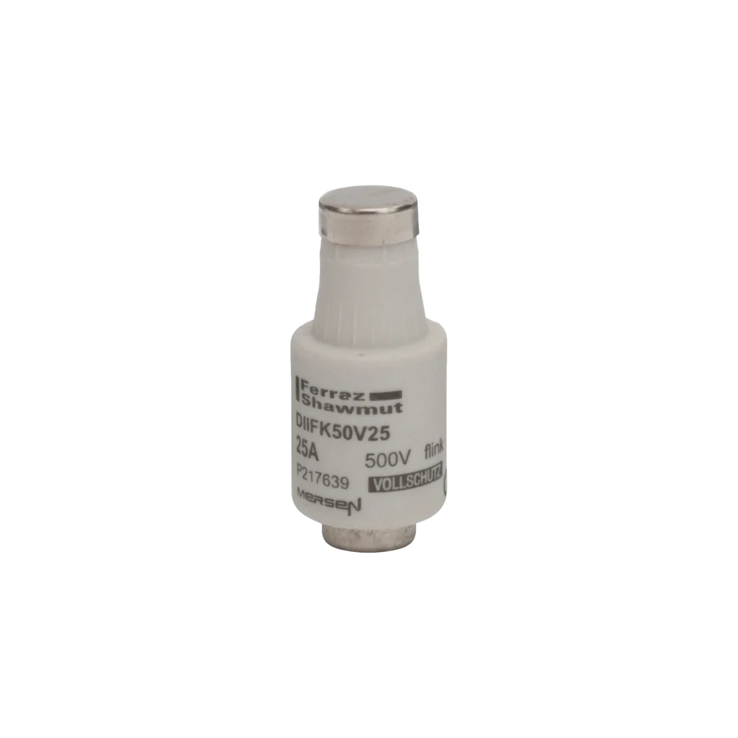 25A DZ DII 500V AC DC Fast Acting DIN LV Fuse-link