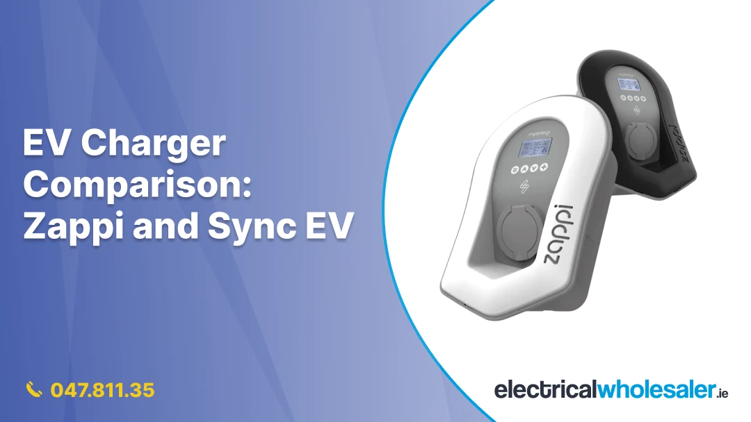 A trade overview of the Zappi and Sync EV chargers we stock