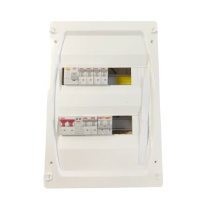 Garo Consumer Unit 24 Way 2 Row Pre-Wired 80A Main Isolator SPD IP40
