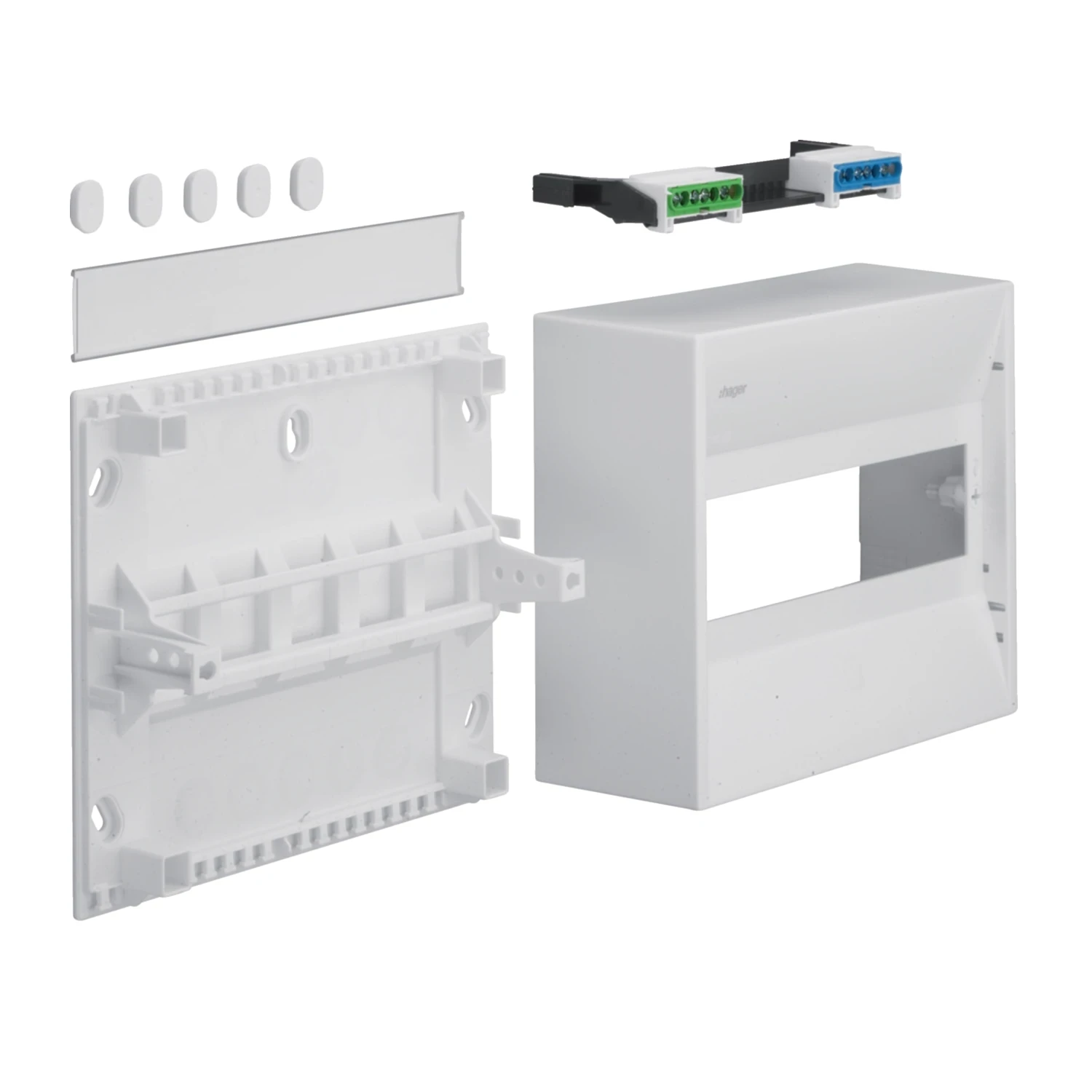 Hager Mini Enclosure 10 Module Surface Mount IP30 GD110N
