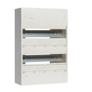 Hager Gamma Distribution Board Enclosure 26 Module 2 Row Empty Surface Mount IP40