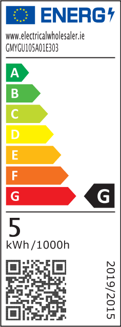 GMYGU105A01E303 Energy Rating G