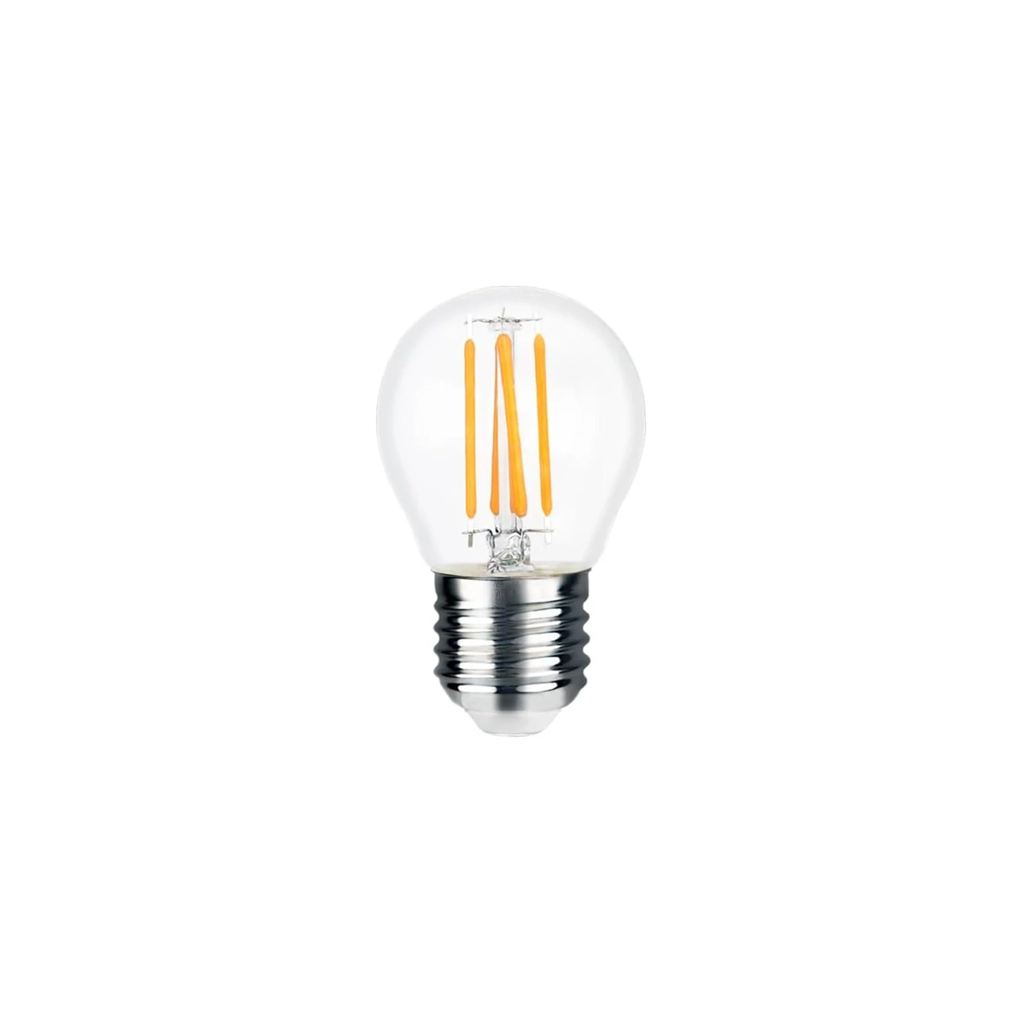 LED 4.5W Golf Bulb E27 2700K Warm White Clear Filament Dimmable