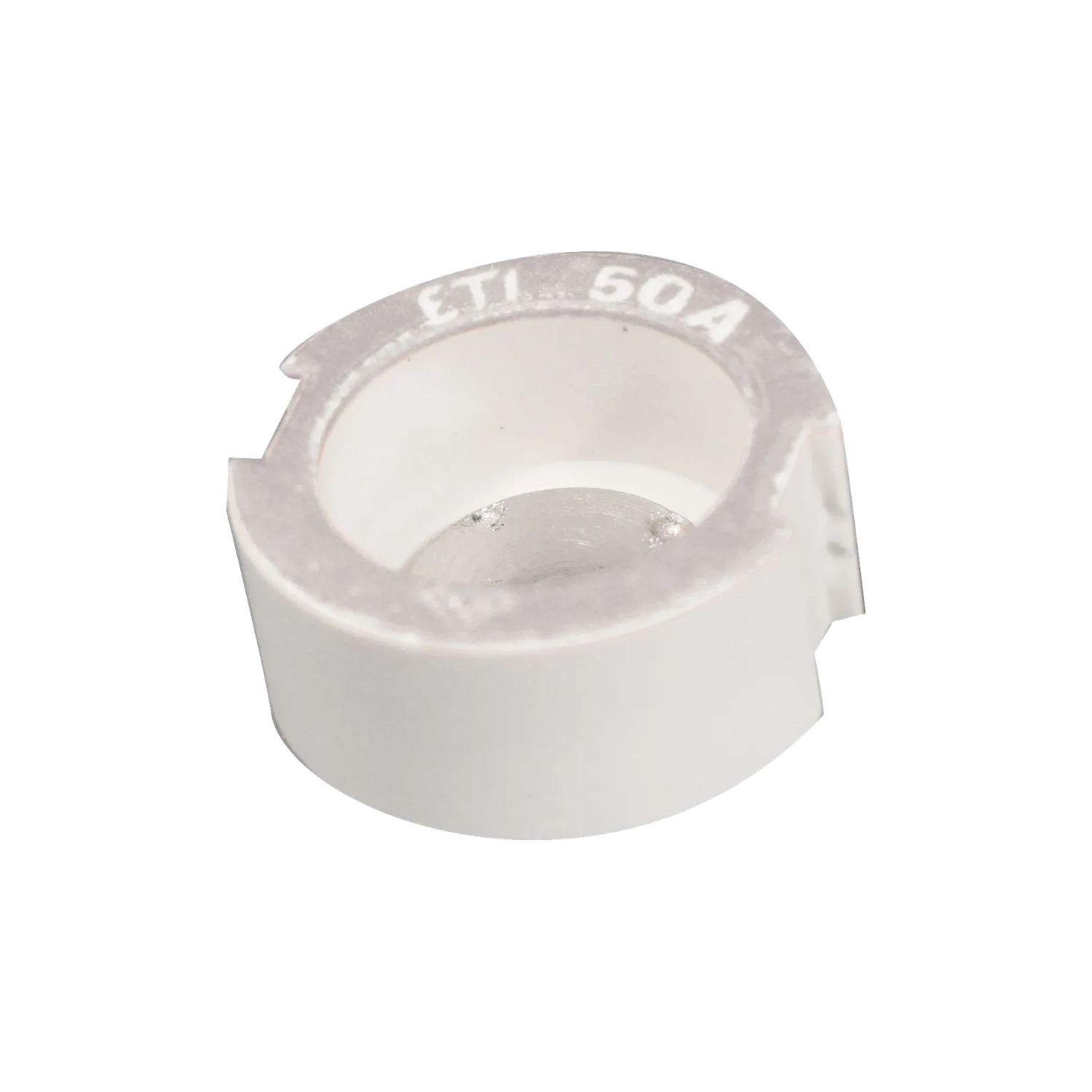 50A DIII Gauge Ring for VDIII Fuse Base E33 White GR50