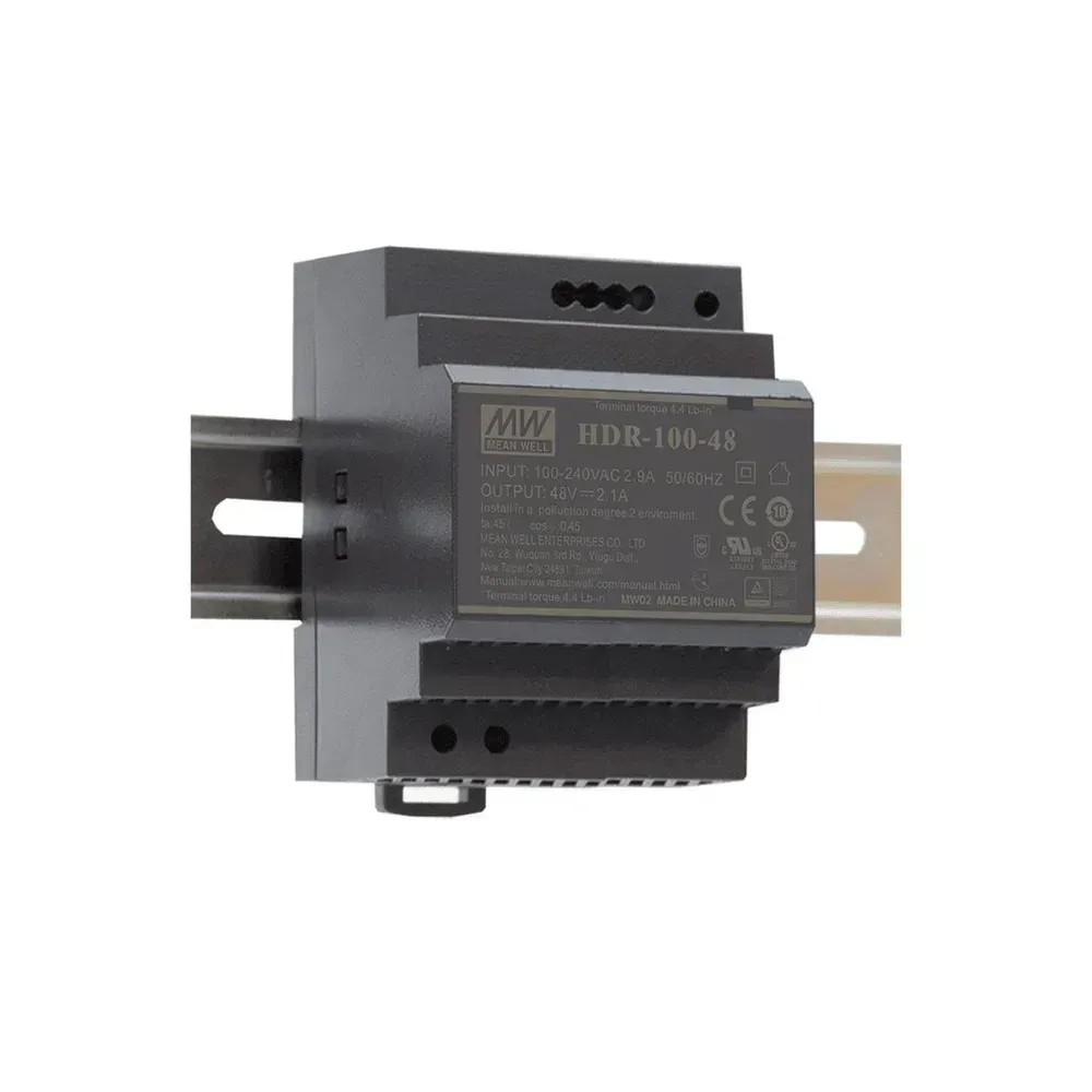 Mean Well HDR-100-24 DIN rail 24V power supply, 3.83A output