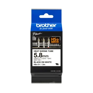 Brother HSe-211 Heat Shrink Tube Tape 5.8mm