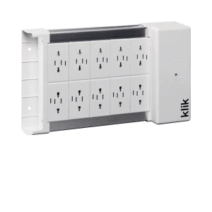 Hager KLIK 10 Way Lighting Distribution Unit KLDS10 White
