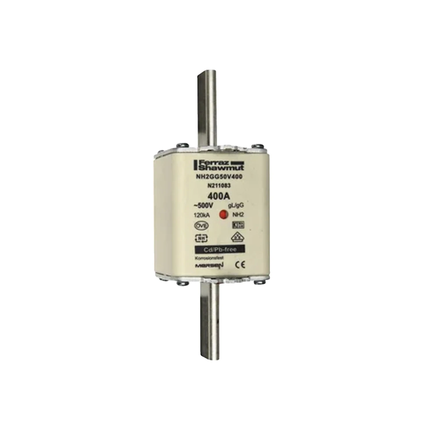 NH2 400A aM 500V AC Ceramic Fuse-Link Size 2