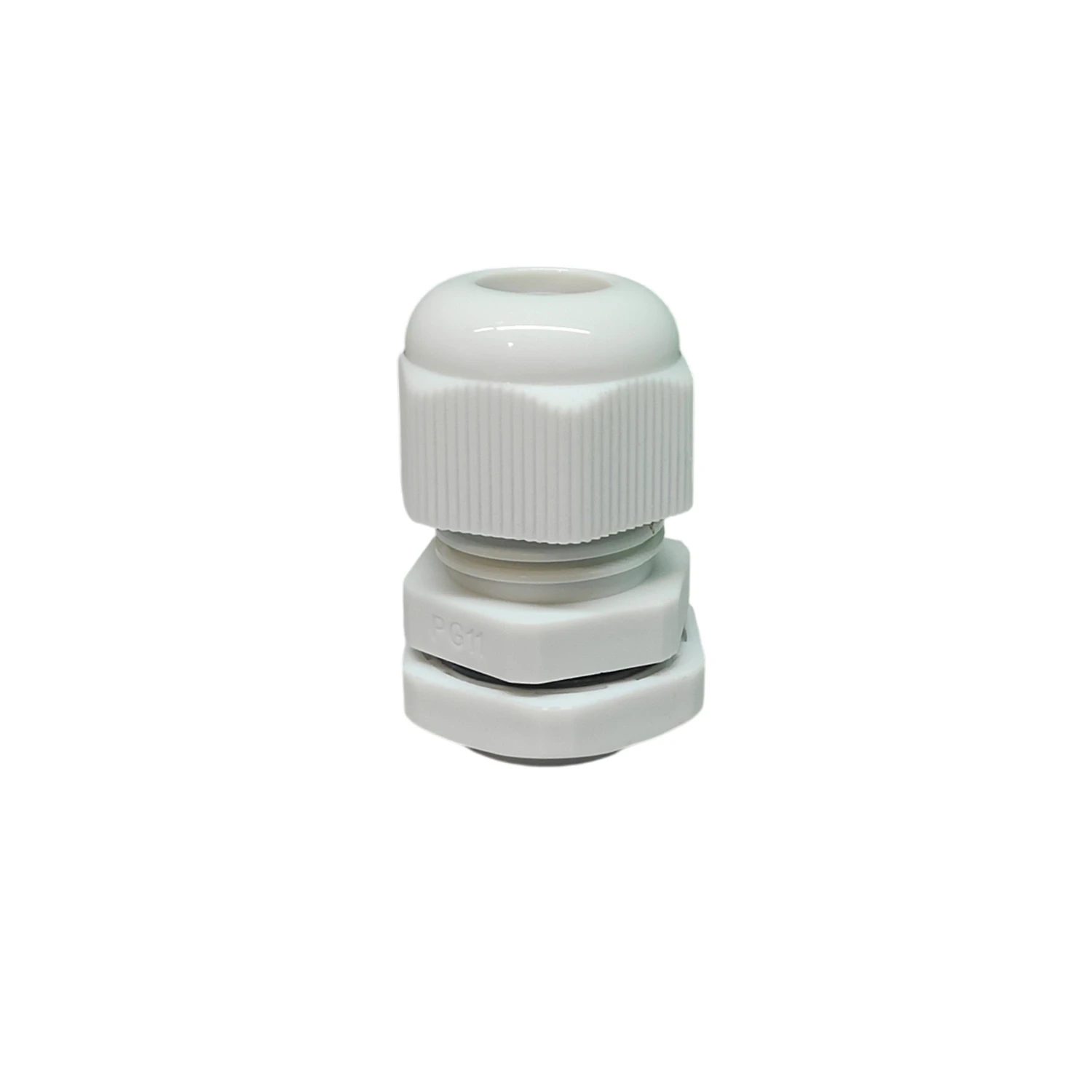 Standard PG11 PVC Gland — Grey — Pack of 100 — PG11GN