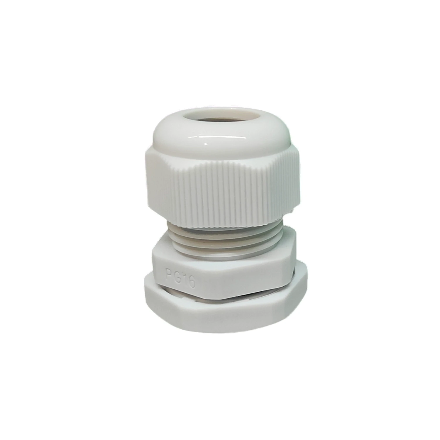 Standard PG16 PVC Gland — Grey — Pack of 100 — PG16GN