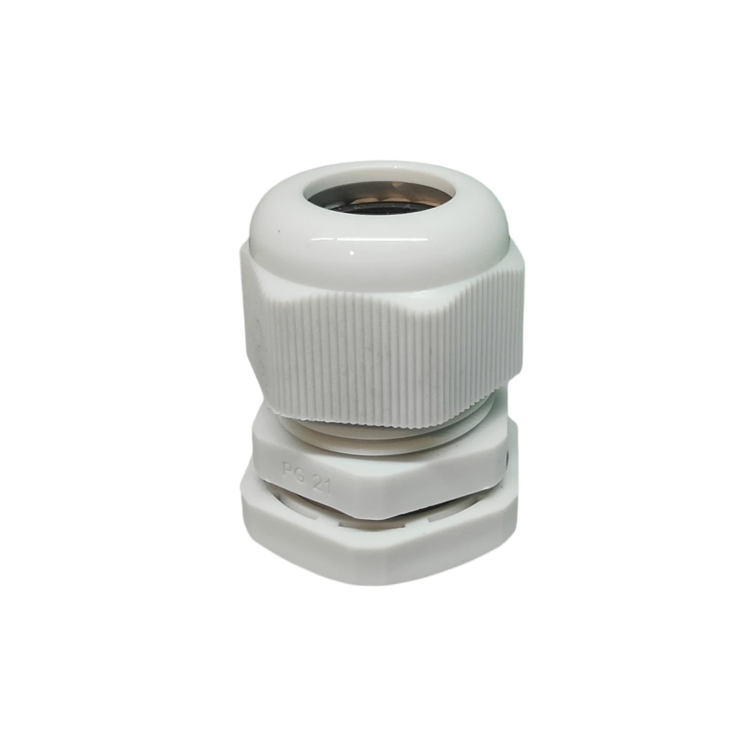 Standard PG21 PVC Gland — Grey — PG21GN