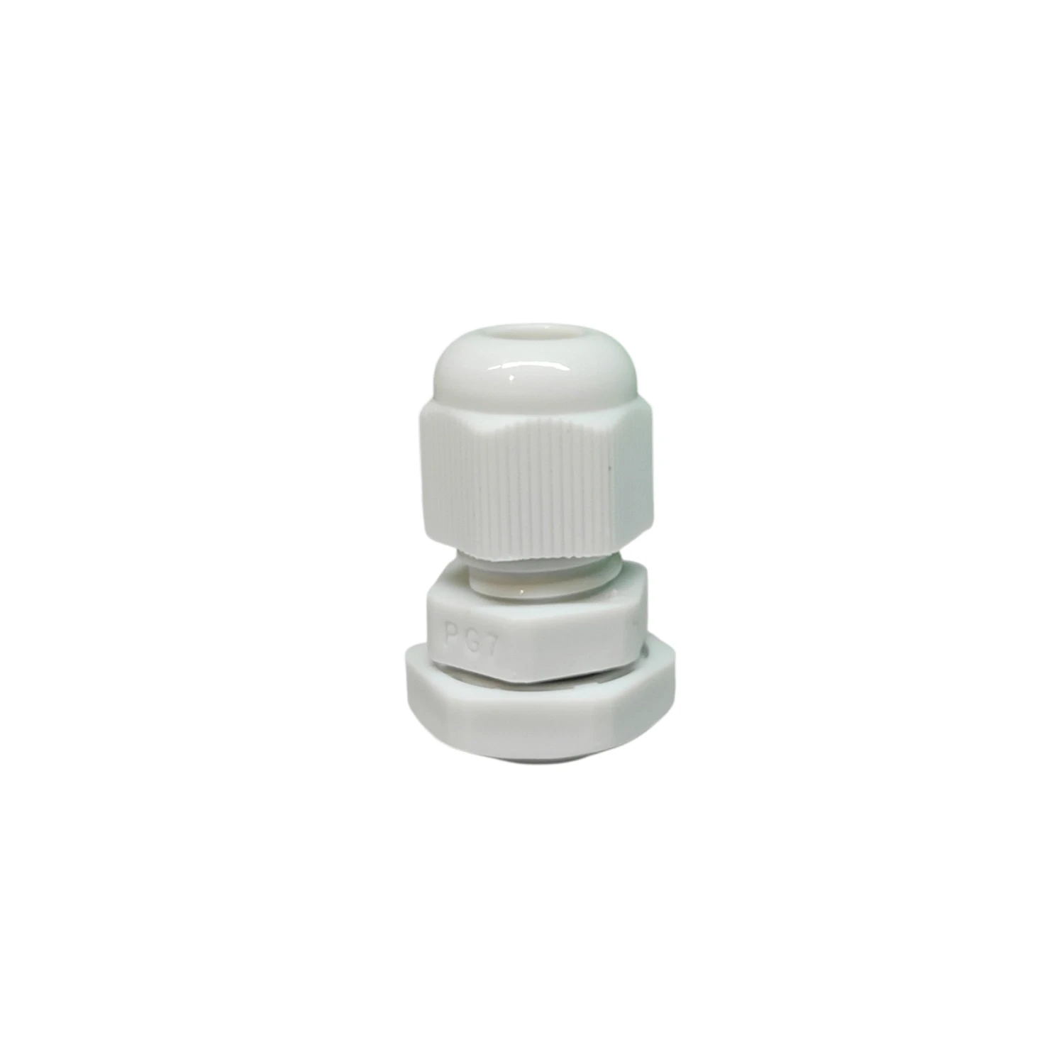 Standard PG7 PVC Gland — Grey — Pack of 100 — PG7GN