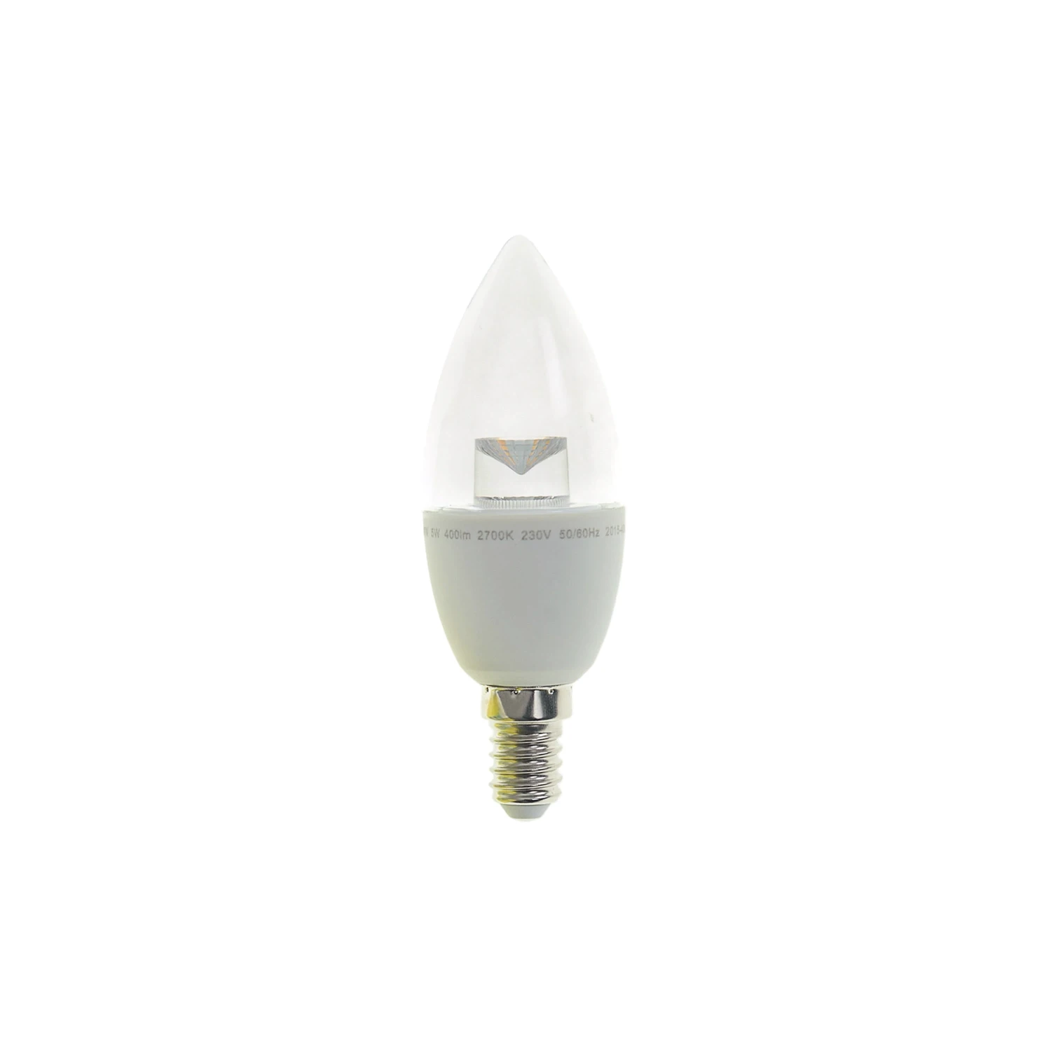 LED 5W Candle E14 2700K Warm White Clear