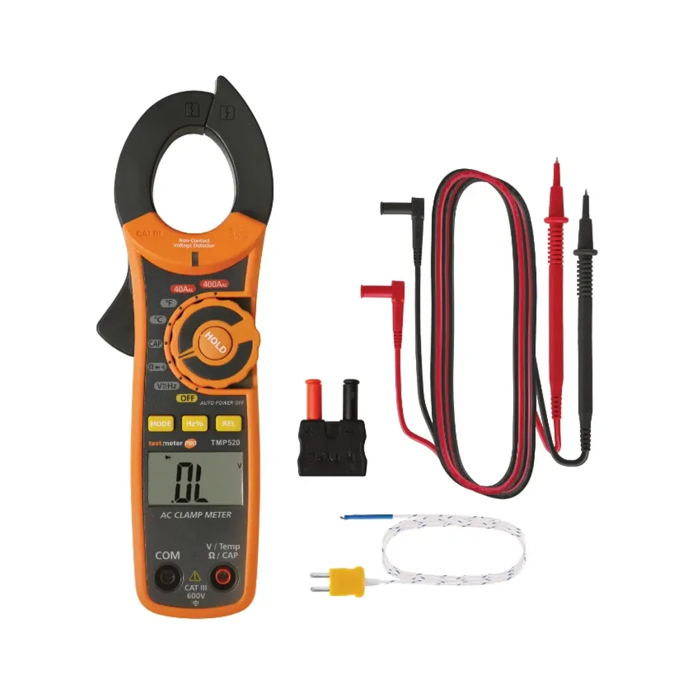 HandyMan TMP520 with included test leads and carry case