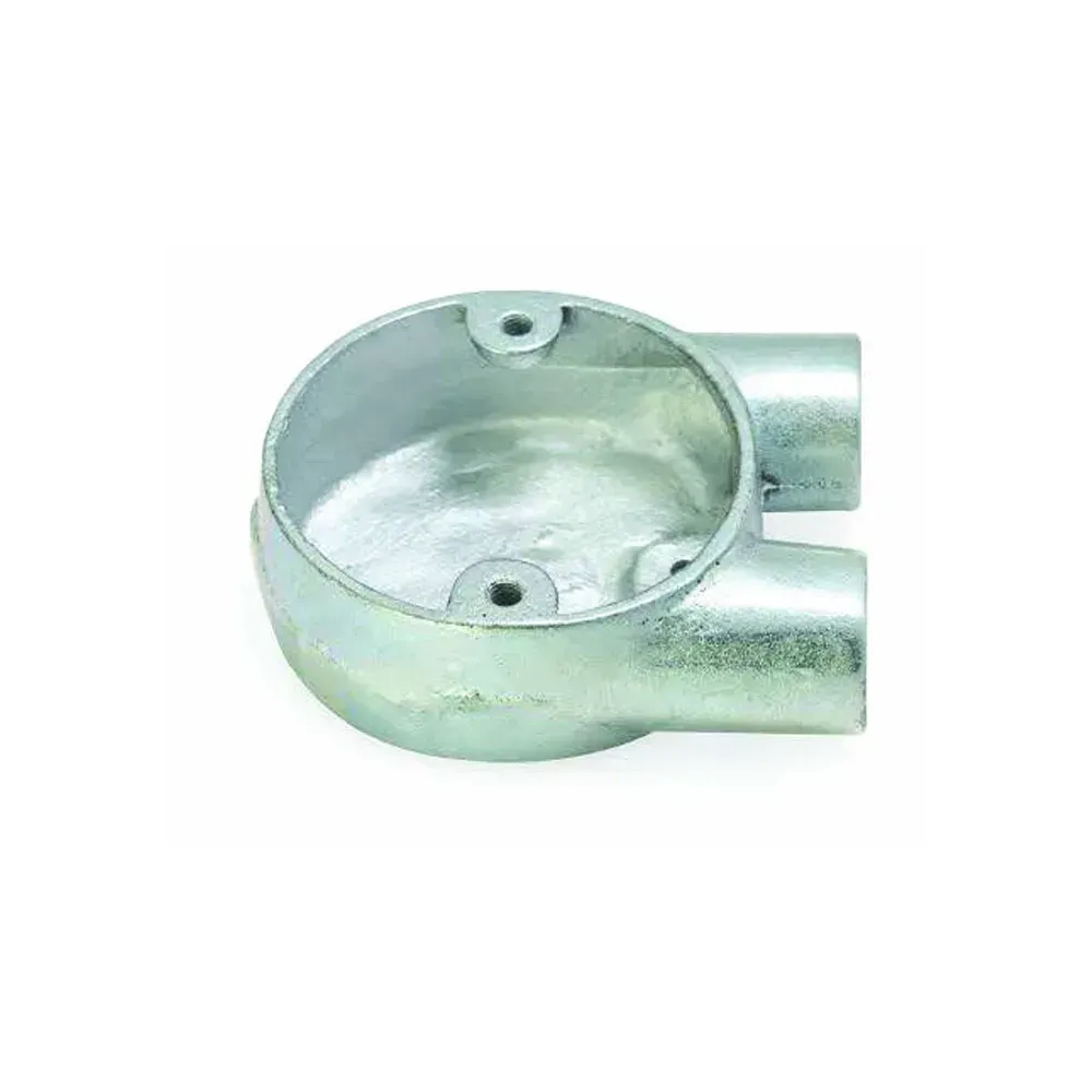 Galvanised malleable iron 25mm 20mm U Box conduit BS4568 compliant