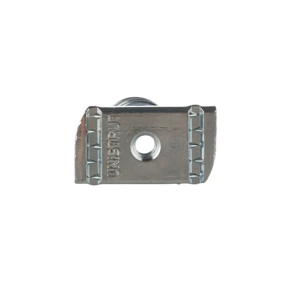 Unistrut Long Spring Channel Nut M6, front view
