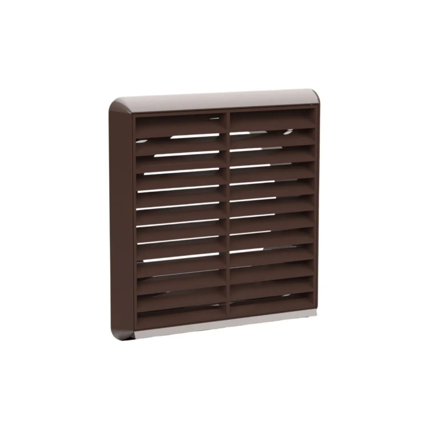 Vent-Axia 150mm Louvred Grille Brown RAL 8017 External Wall Exhaust