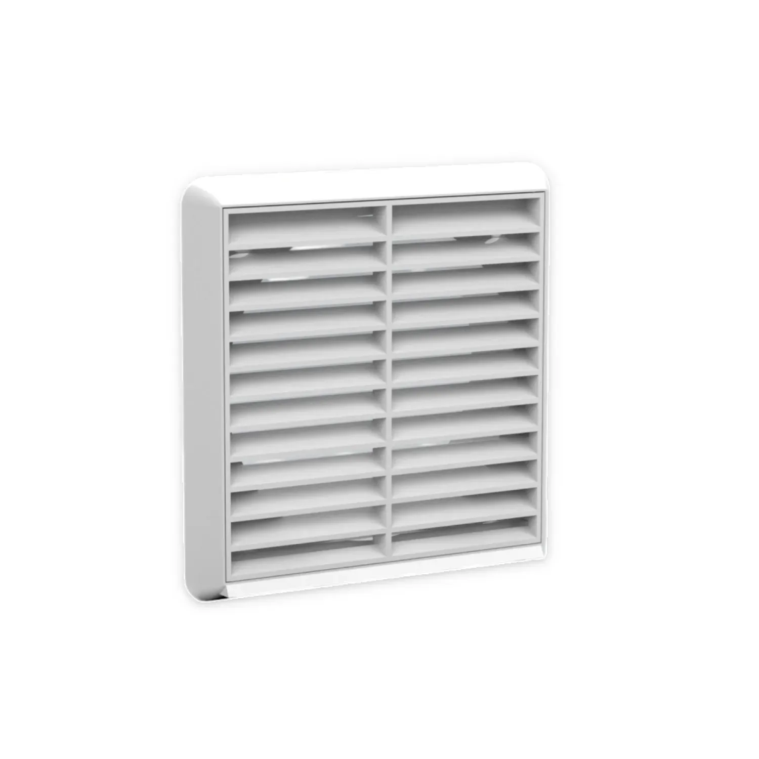 Vent-Axia 150mm Louvred Grille with Flyscreen White RAL 9010 VKC275WFS