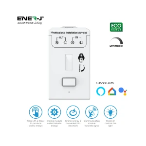 ENER-J dimmable kinetic receiver 230V 150W 1 channel RF 433MHz Wi-Fi WS1056X
