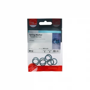 Timco Spring Washer M12 Zinc Plated Carbon Steel